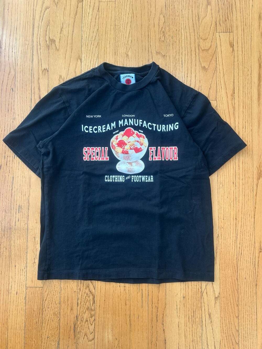 ICECREAM Special Flavour Manufacturing Graphic T-Shirt Black